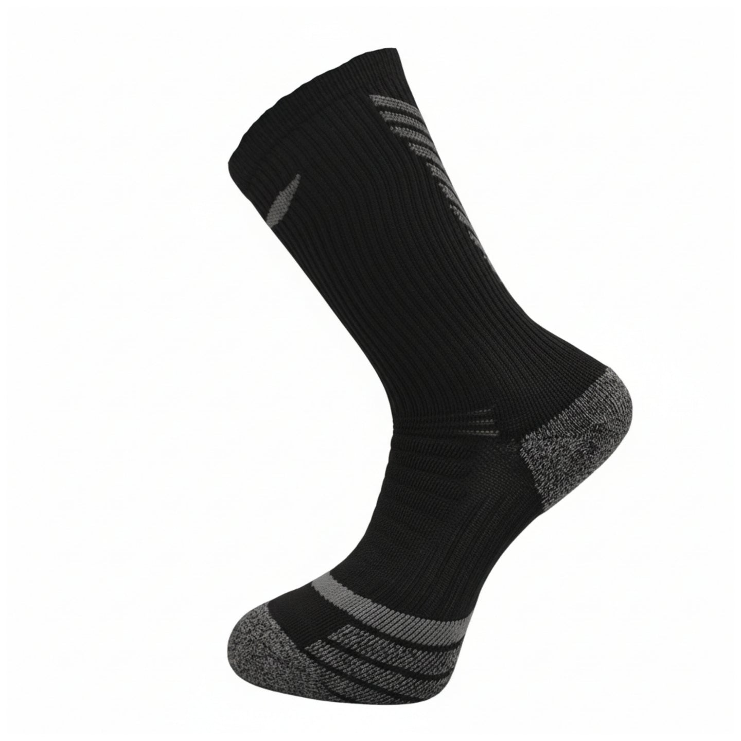 Chaussettes noires longues à rayures Li-Ning