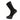Chaussettes noires longues à rayures Li-Ning