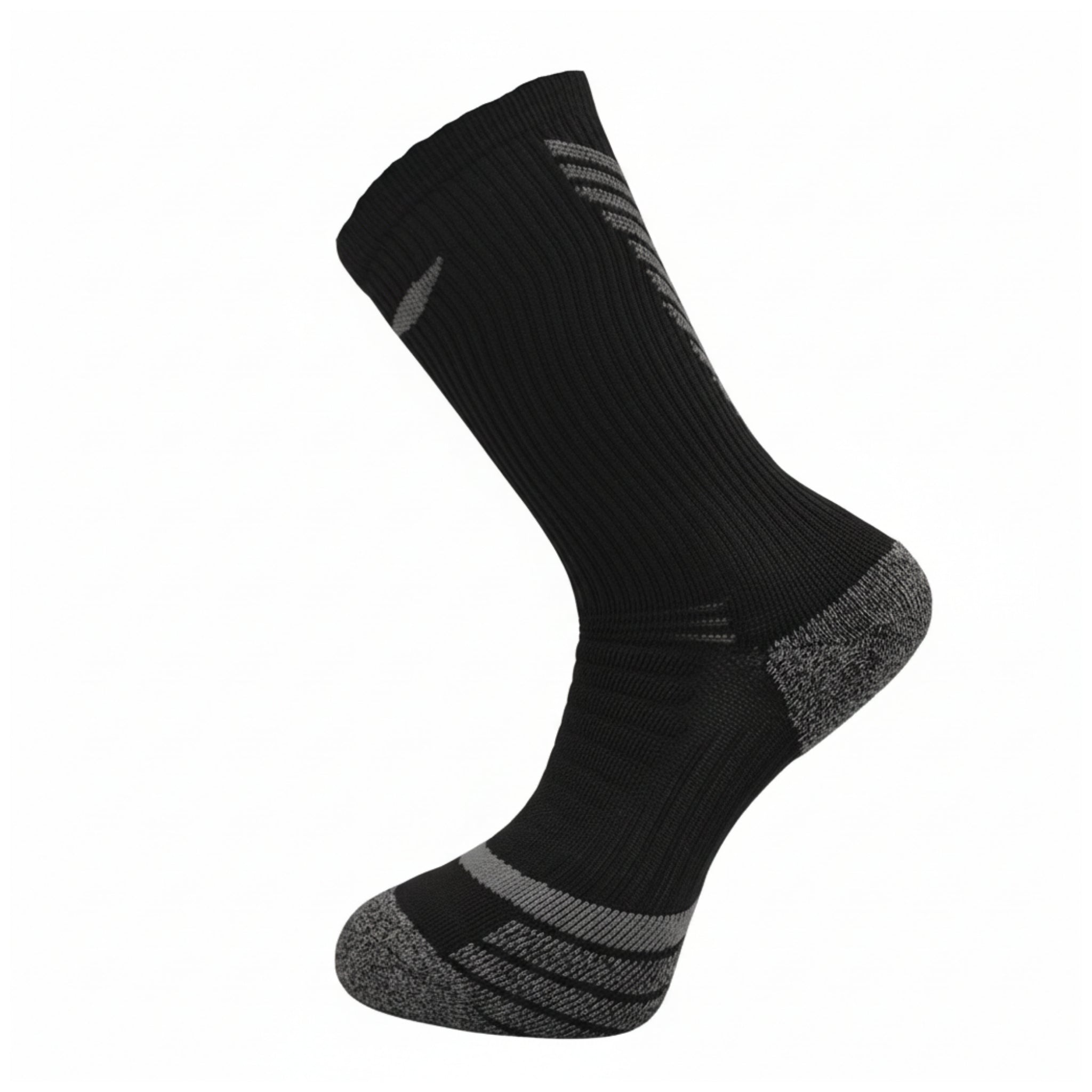 Chaussettes noires longues à rayures Li-Ning