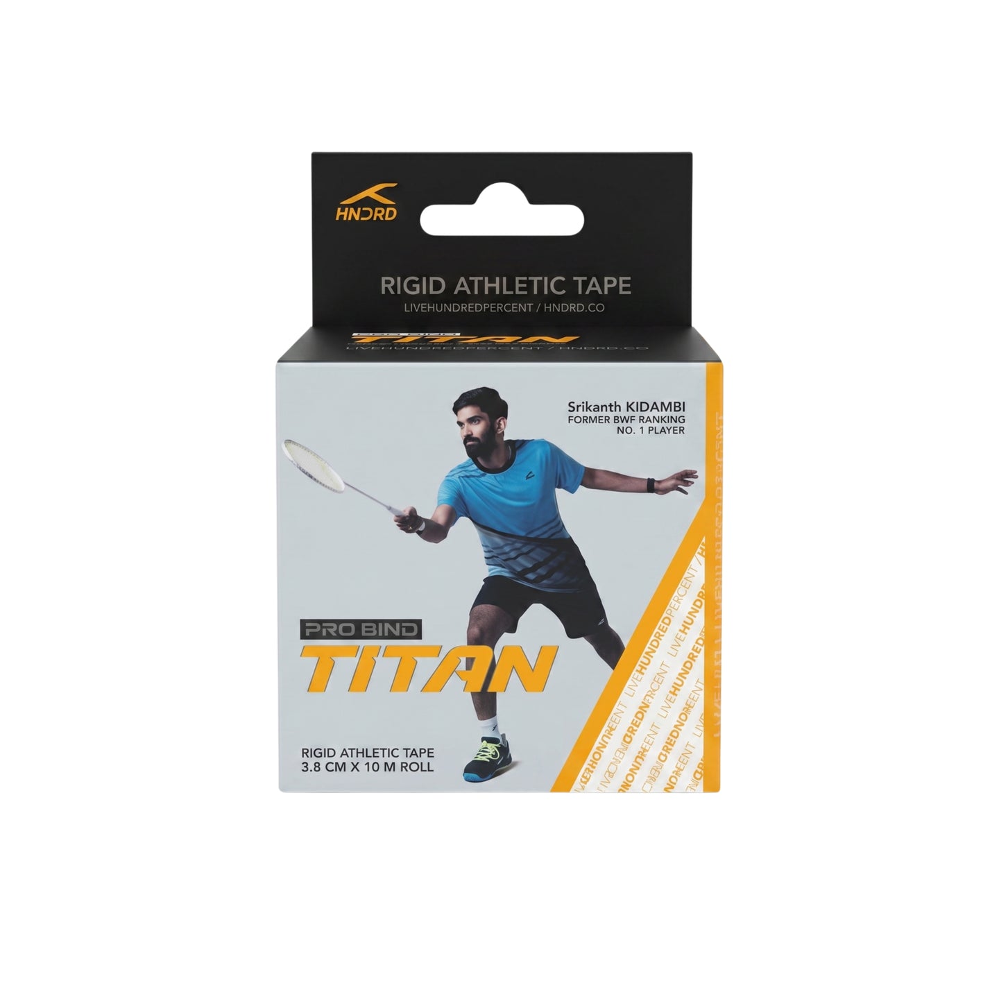 Hundred Sports tape 3,8 cm White