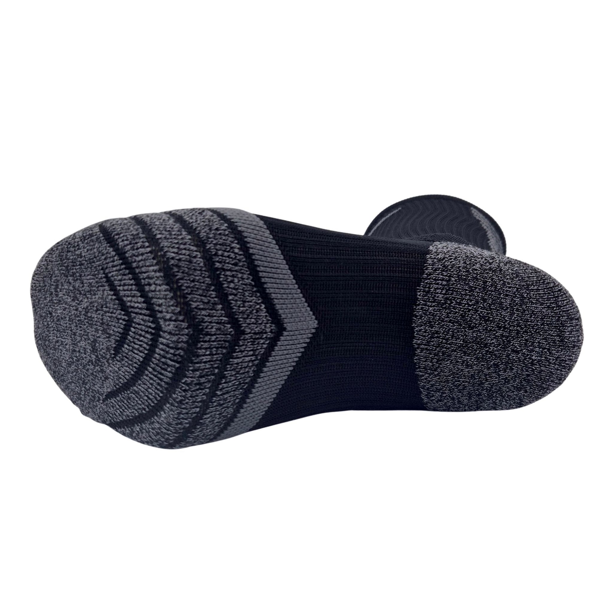 Chaussettes noires longues à rayures Li-Ning