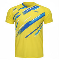 Li-Ning Badminton T-shirt - Li-Ning Defense Yellow Unisex - SportYouUp Europe