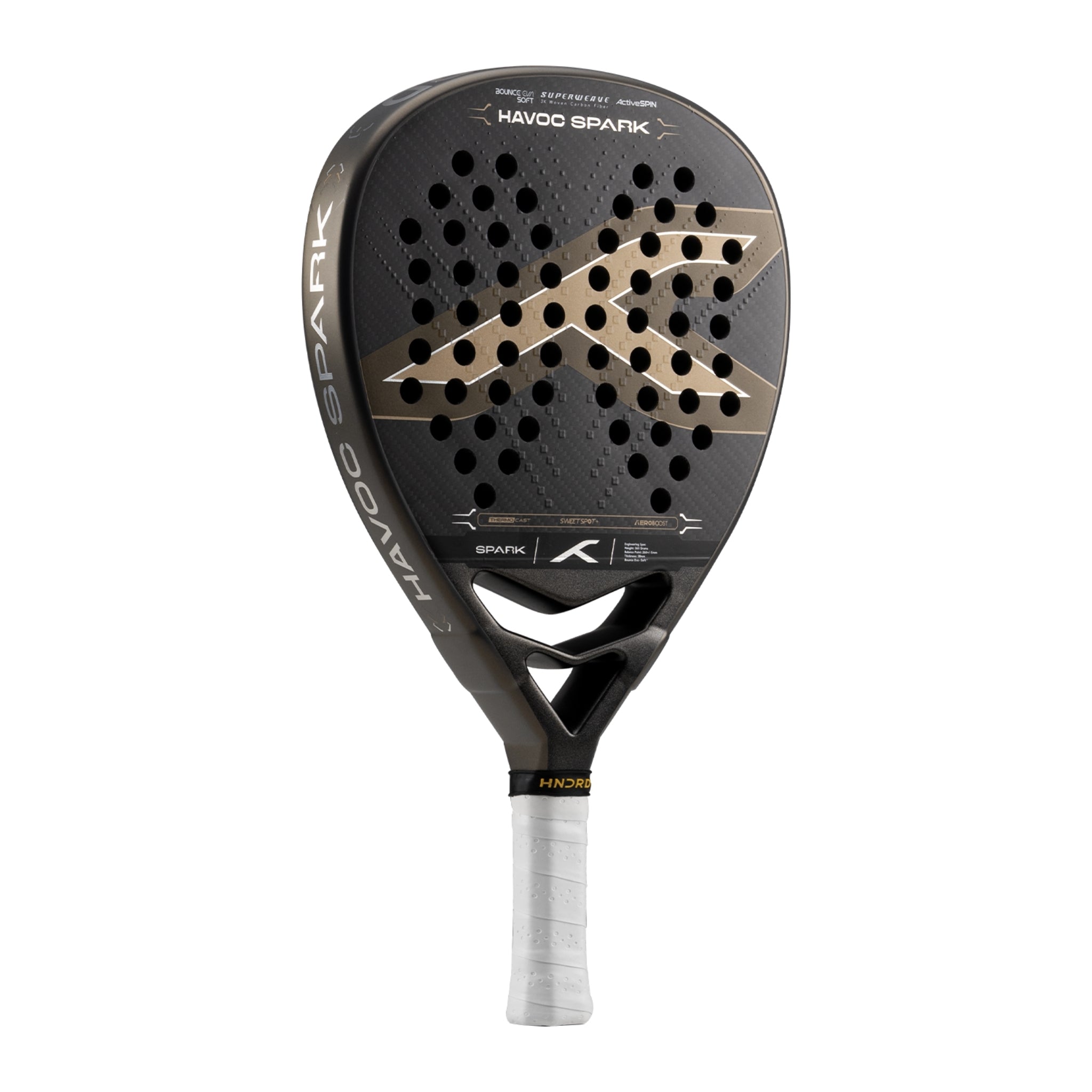 Hundred Padel Racket Havoc Spark - Gris foncé