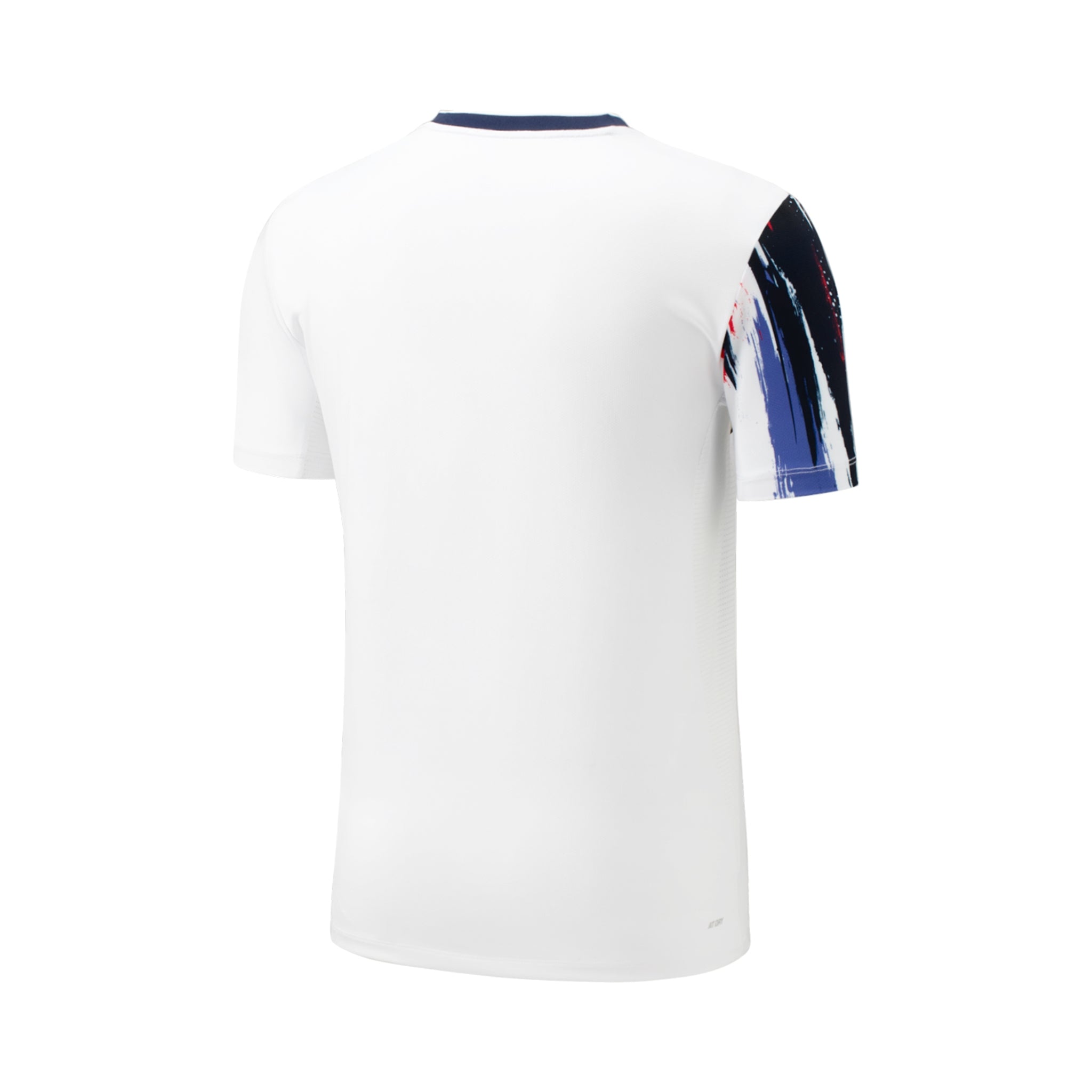 Li-Ning Badminton T-Shirt - Li-Ning Play Safe White Unisex - SportYouUp Danmark