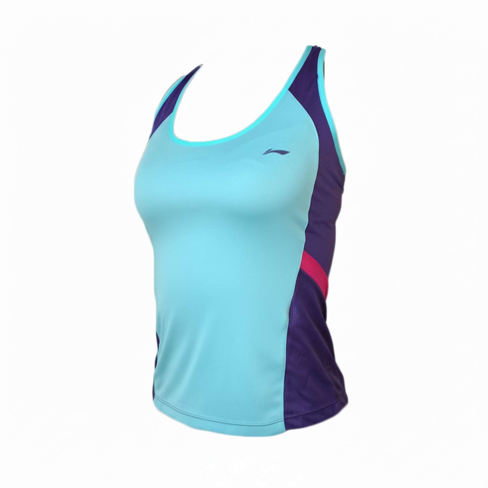 Haut Li-Ning bleu clair femme