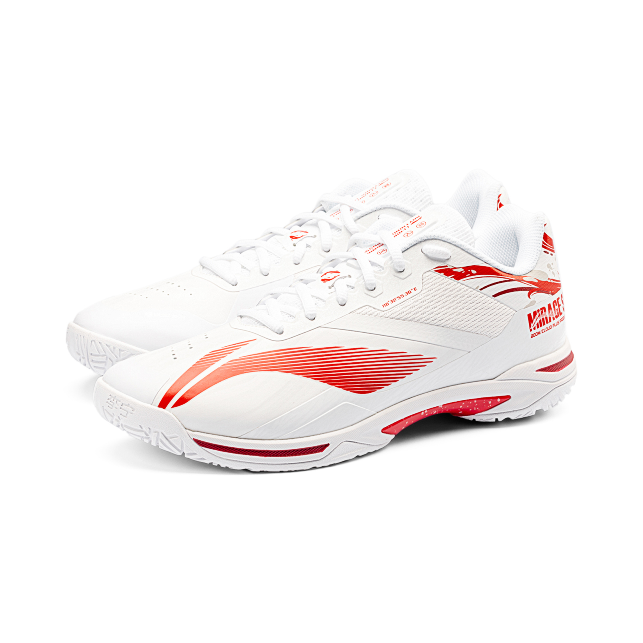 Li-Ning Mirage SE Blanc/Rouge