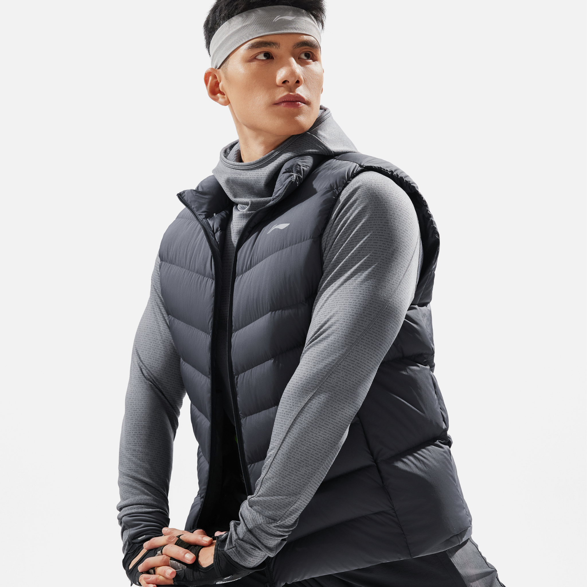 Doudoune sans manches Li-Ning - Noir décontracté
