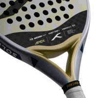 Raquette de padel Hundred Solara Apex - Blanc/Or