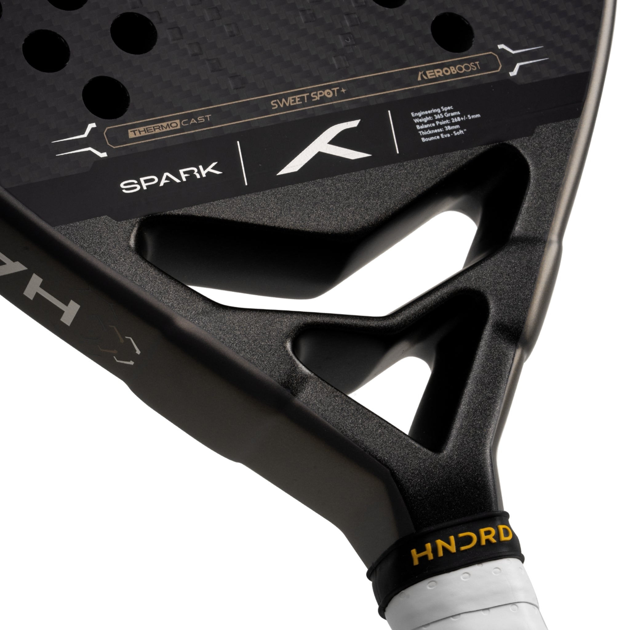 Hundred Padel Racket Havoc Spark - Gris foncé