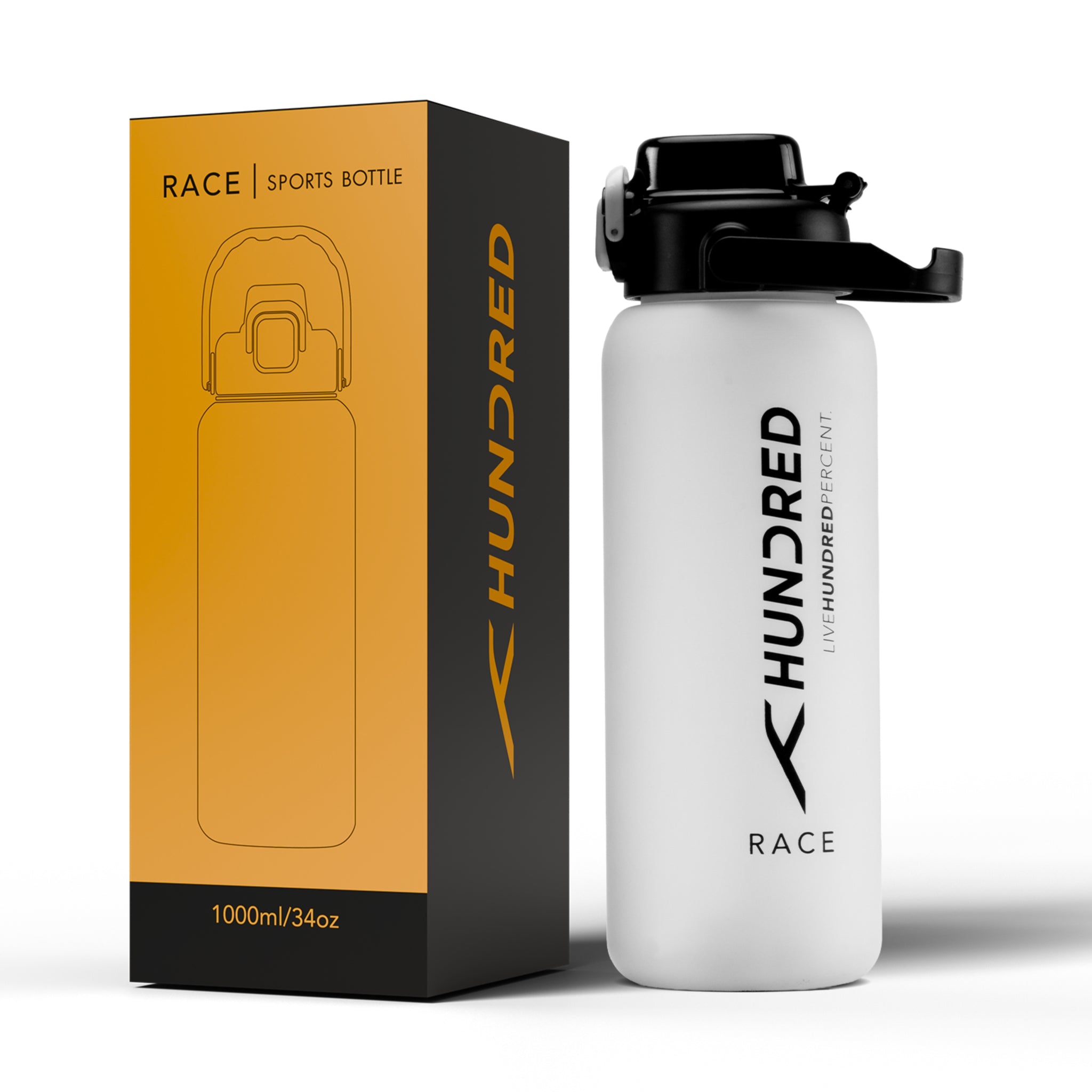 Bouteille d'eau - RACE White