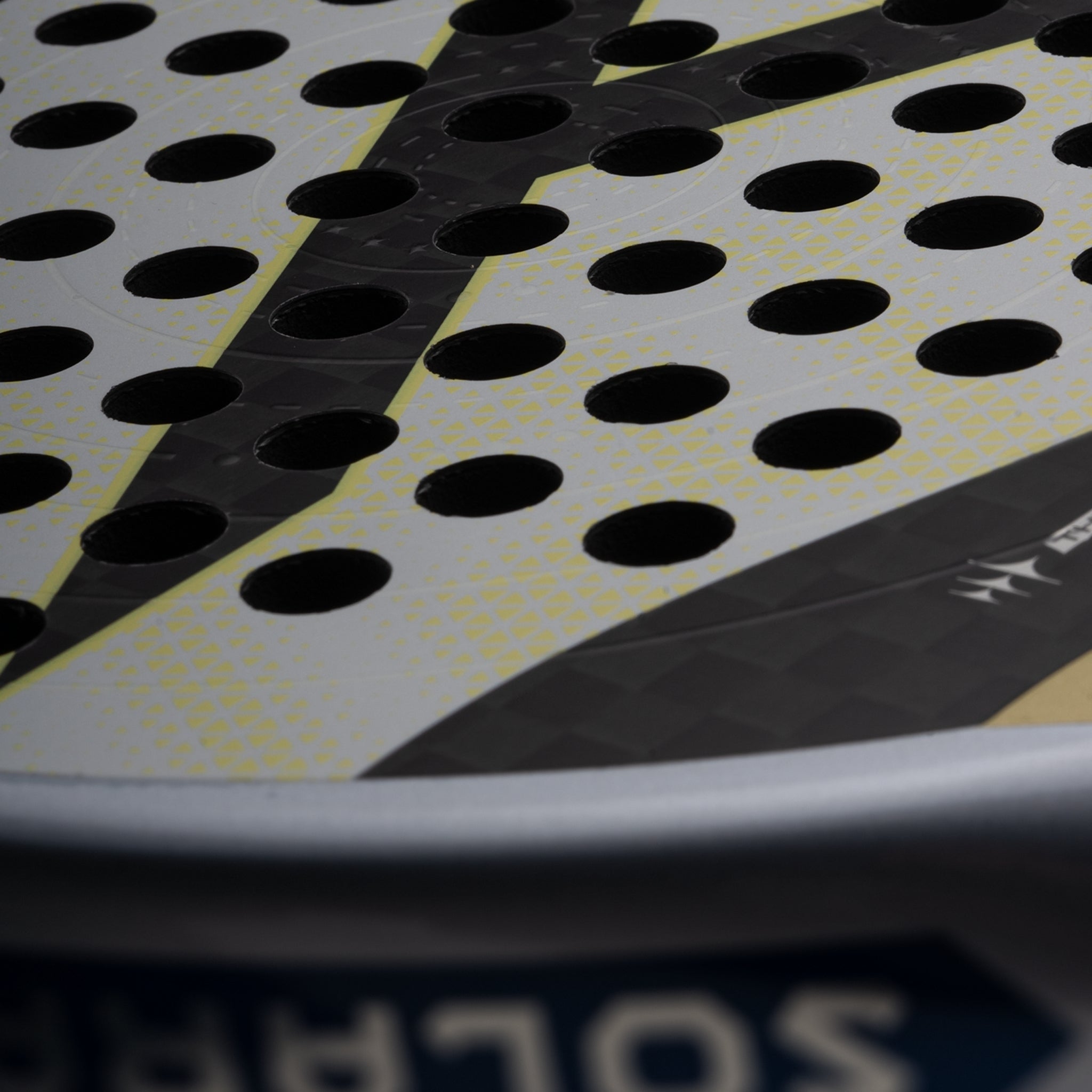 Raquette de padel Hundred Solara Apex - Blanc/Or