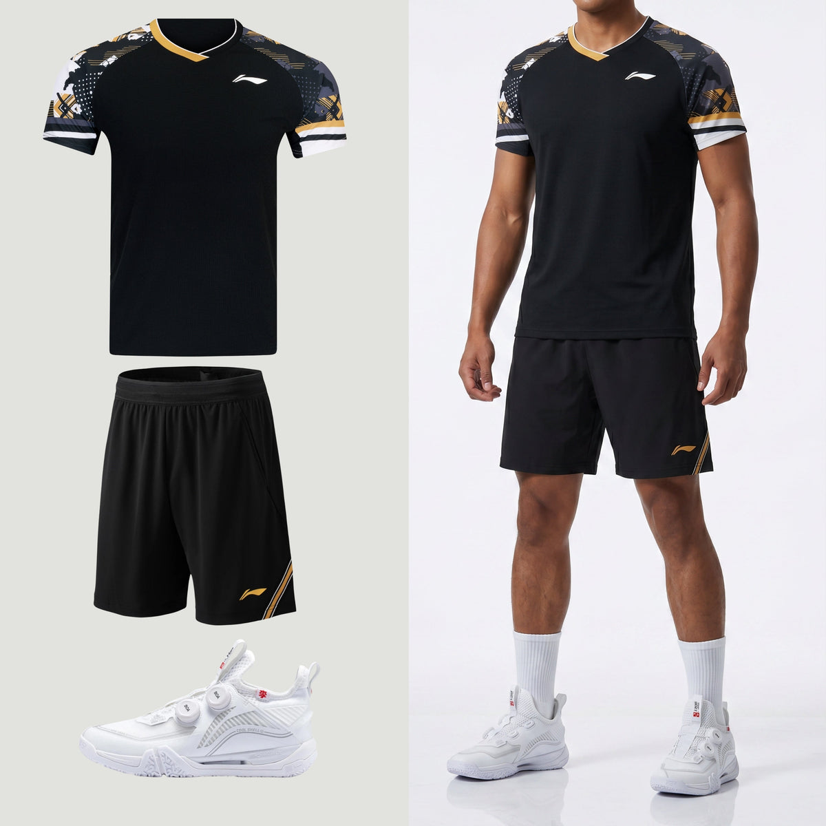 Li-Ning Global Black Unisexe