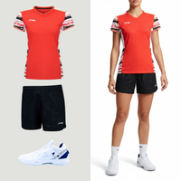 Li-Ning Top Play Rouge Femme