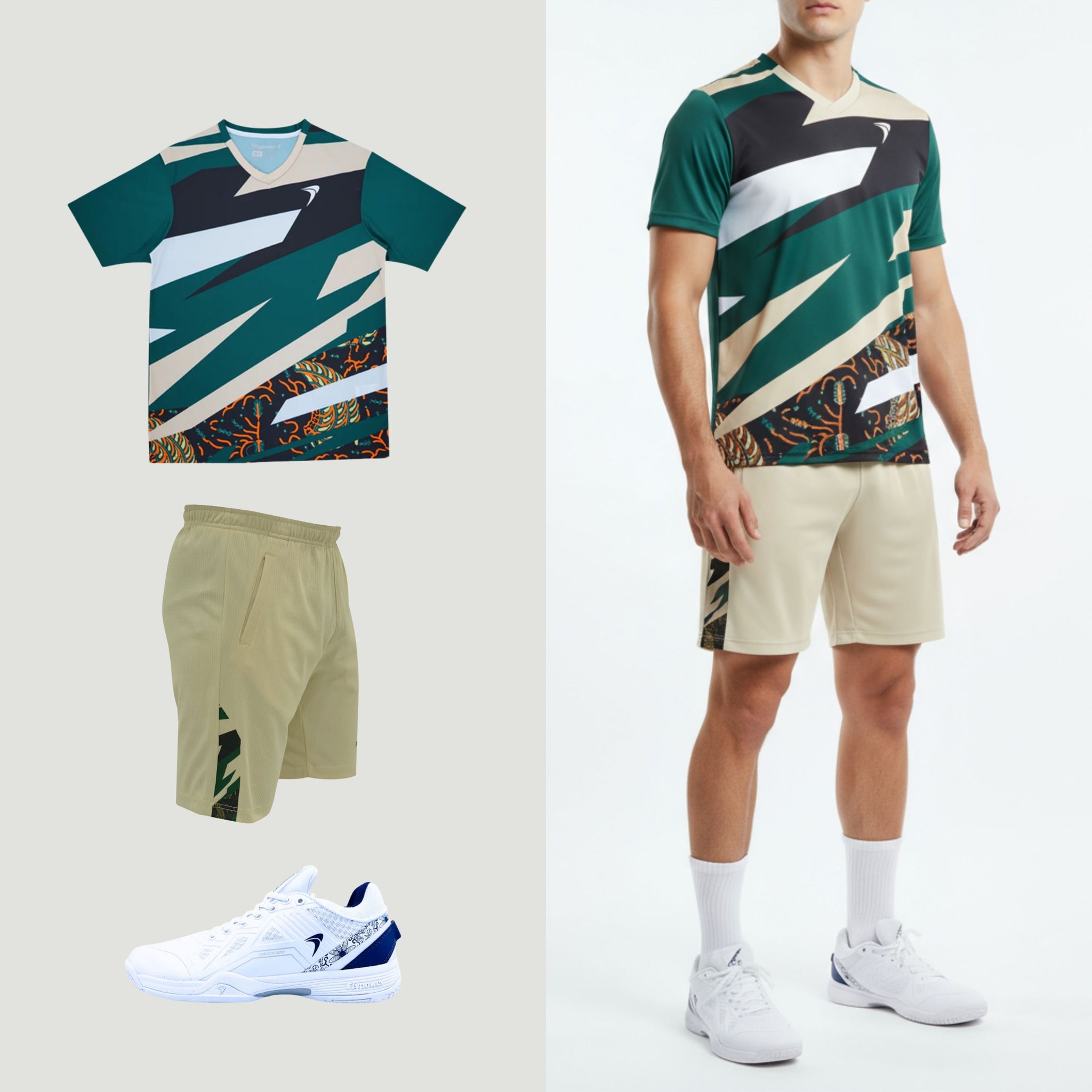 Flypower RINJANI 12 vert/blanc cassé unisexe