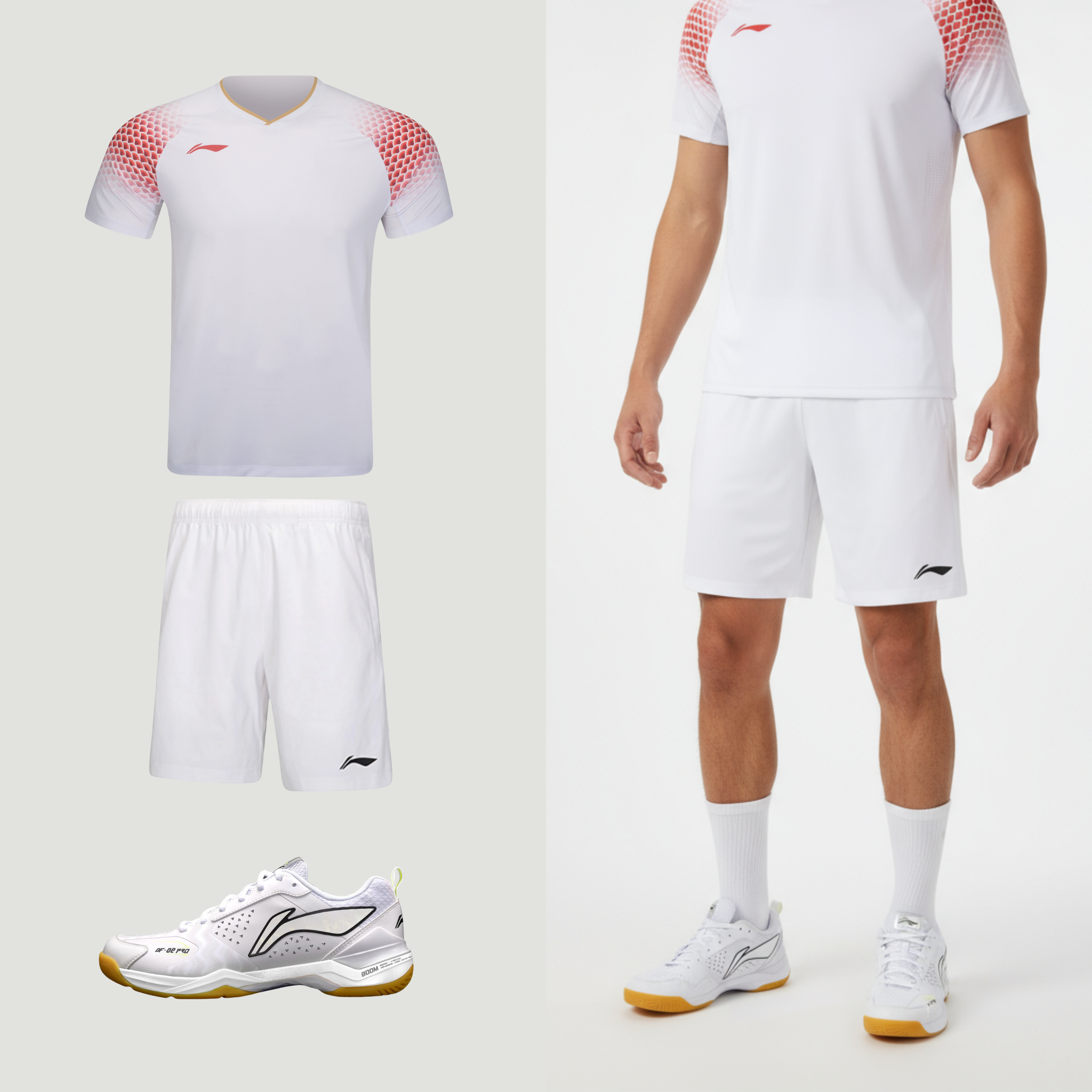 Li-Ning Point White unisexe