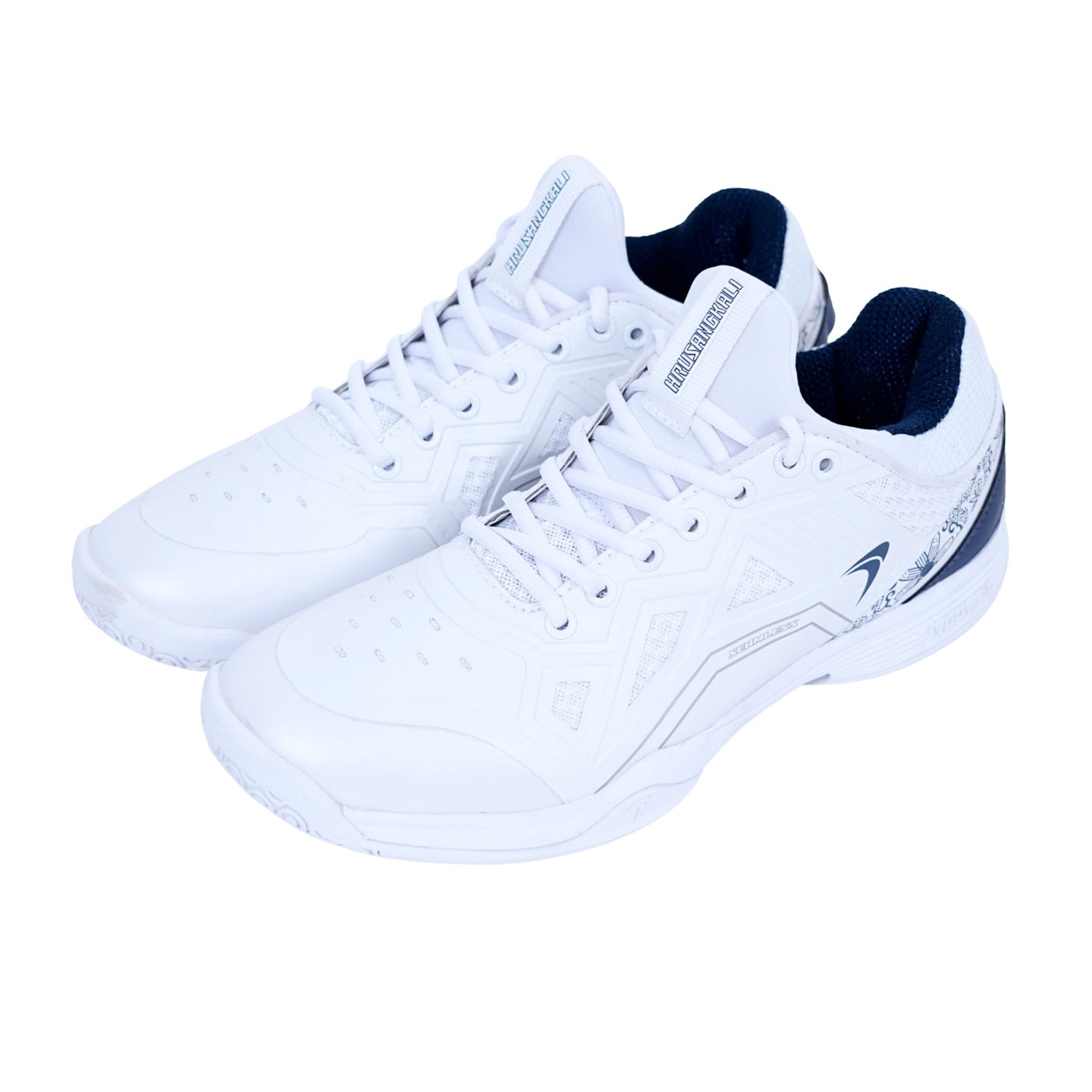Flypower Badminton Shoes - Flypower Hrusangkali White/Blue - SportYouUp Europe