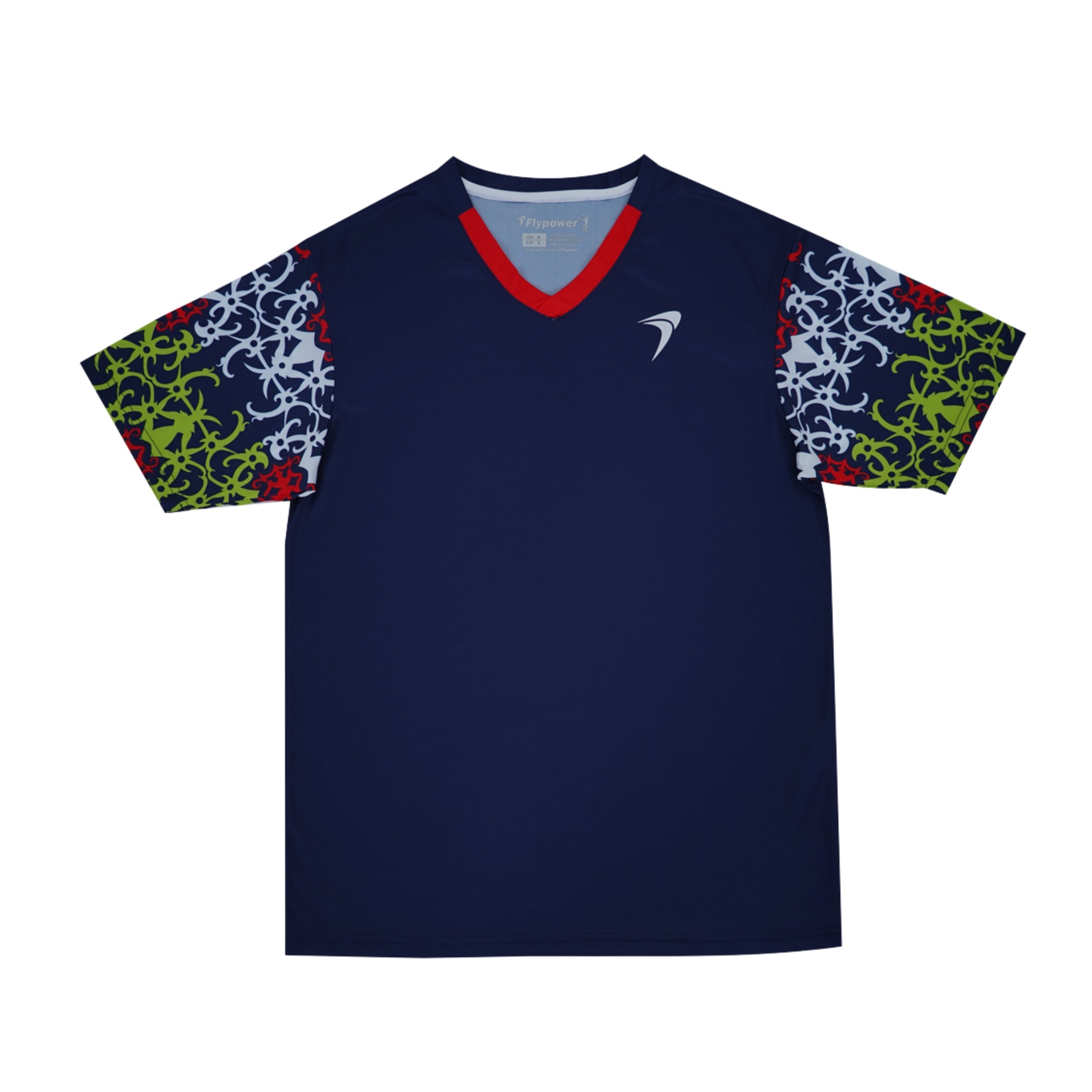 Flypower Badminton T-shirt - Flypower Krakatau 8 Navy Unisex - SportYouUp Europe