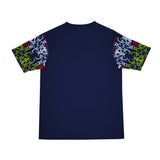 Flypower Badminton T-shirt - Flypower Krakatau 8 Navy Unisex - SportYouUp Europe