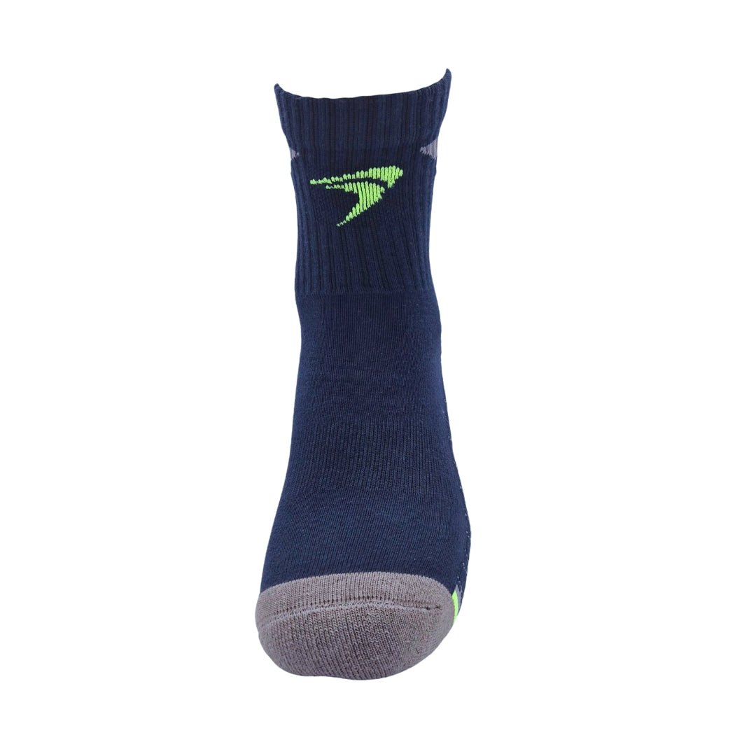 Badminton Socks - Flypower Raptor 3 Navy Sock - SportYouUp Europe