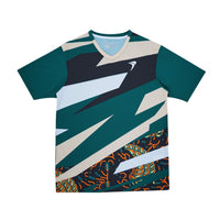 Flypower Badminton T-shirt - Flypower RINJANI 12 Green/Offwhite Unisex - SportYouUp Europe