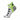 Li-Ning Chaussettes de course - Blanc/Citron vert