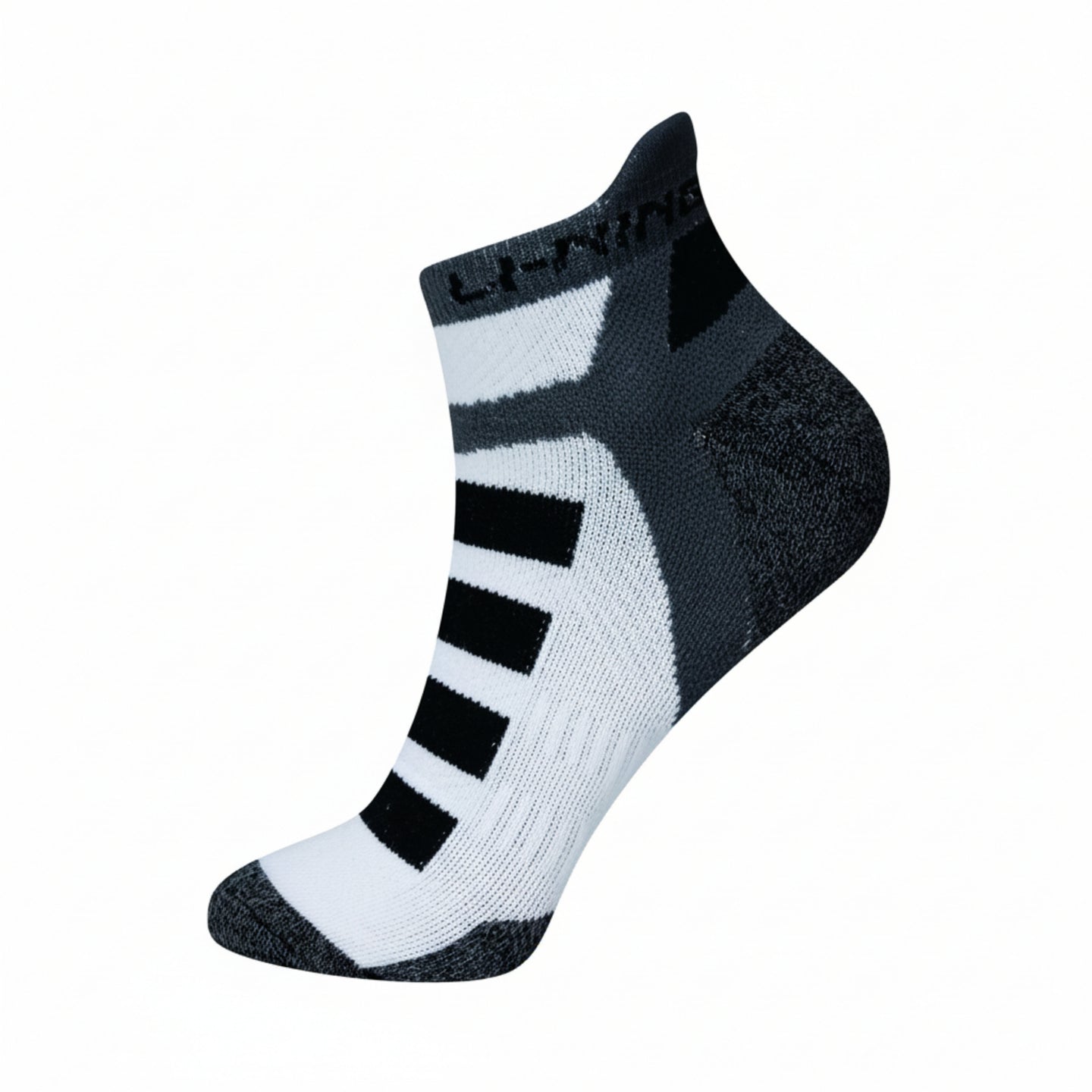 Chaussettes de course Li-Ning - Blanc/Noir