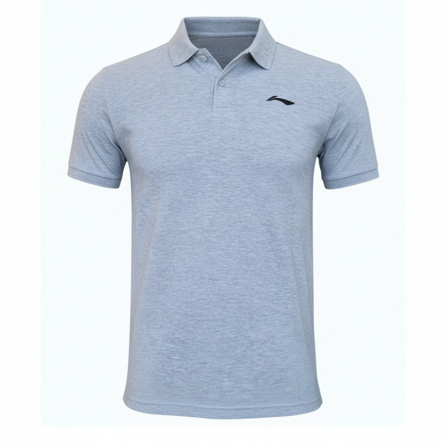 Polo classique gris Li-Ning