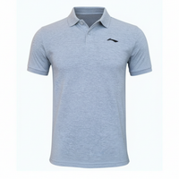 Polo classique gris Li-Ning