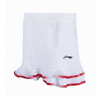 Jupe Li-Ning Flakes Blanc/Rouge