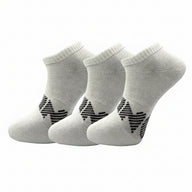 Li-Ning Ankle Footie Blanc pack de 3