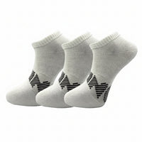 Li-Ning Ankle Footie Blanc pack de 3