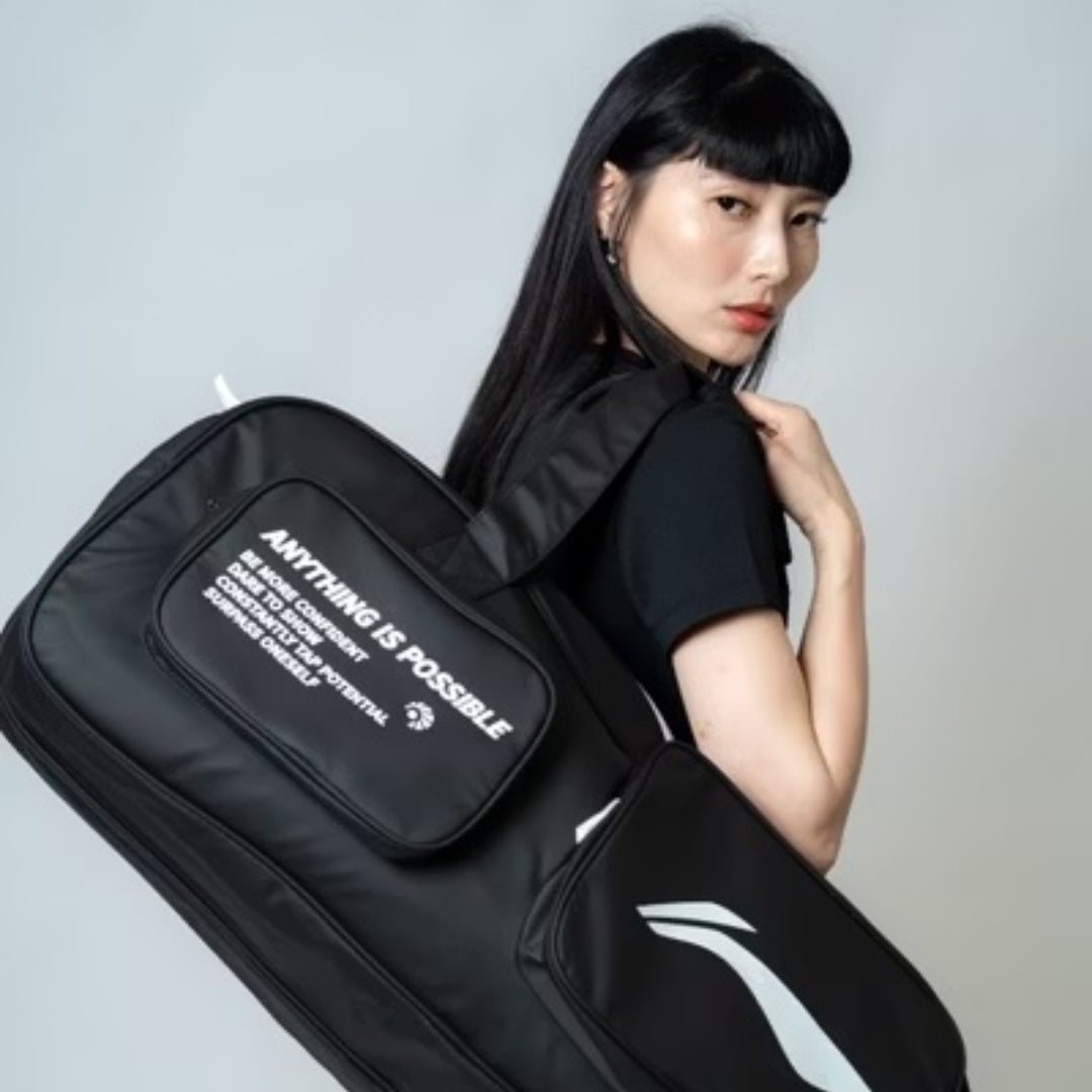 Li-Ning Badminton Bag - Li-Ning Cube Black - SportYouUp Europe