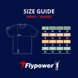 Flypower Badminton T-shirt - Flypower RINJANI 10 Black Unisex - SportYouUp Europe