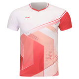 Li-Ning Badminton T-shirt - Li-Ning National White Exclusive Unisex - SportYouUp Europe