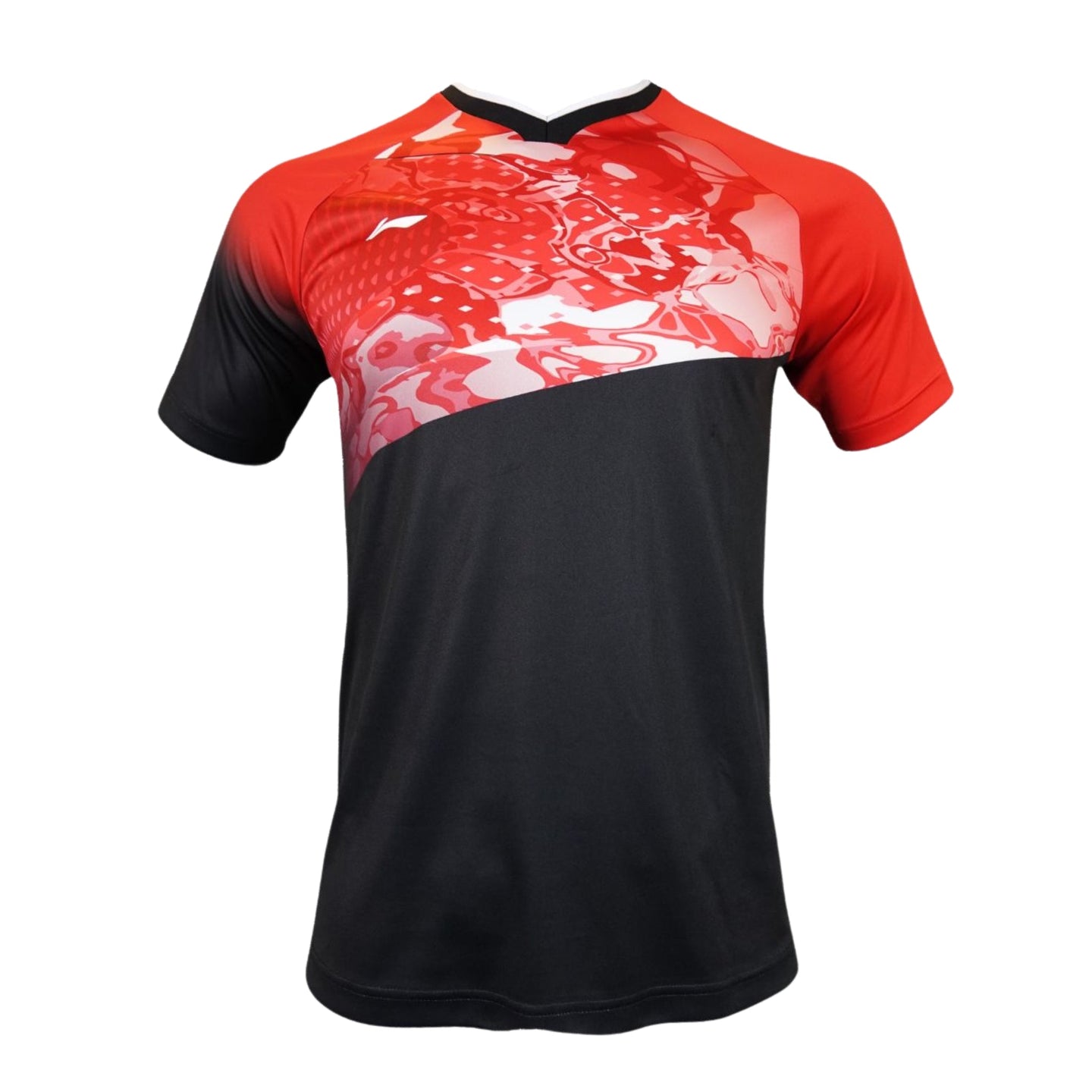 Li-Ning Badminton T-shirt - Li-Ning Victory Red Unisex - SportYouUp Europe