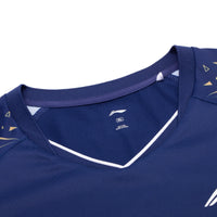 Li-Ning Badminton T-shirt - Li-Ning Play Cool Dark Blue Unisex - SportYouUp Europe