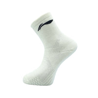 Badminton Socks - Li-Ning Top Sock White - SportYouUp Europe
